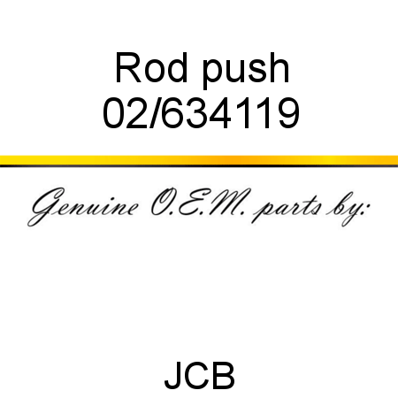 Rod, push 02/634119