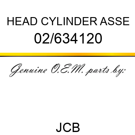 HEAD CYLINDER ASSE 02/634120