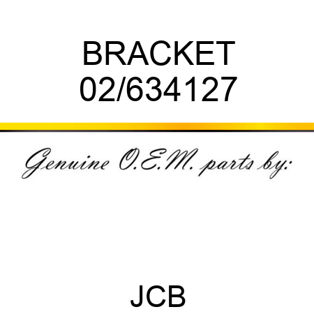 BRACKET 02/634127