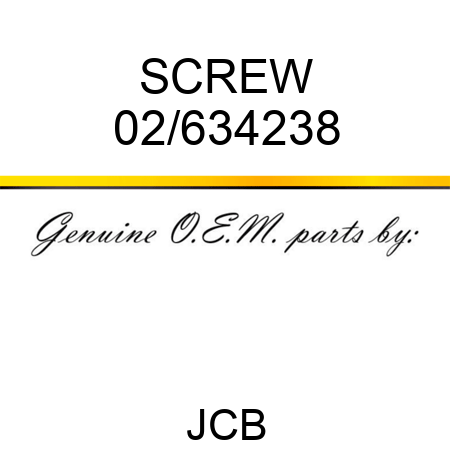 SCREW 02/634238