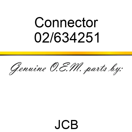 Connector 02/634251