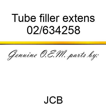 Tube filler extens 02/634258