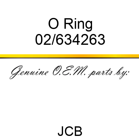 O Ring 02/634263