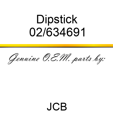 Dipstick 02/634691