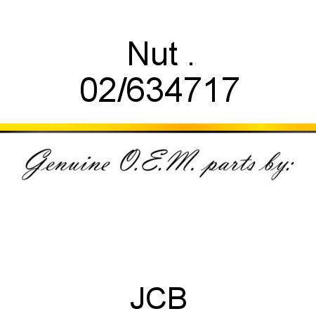 Nut, . 02/634717