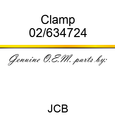 Clamp 02/634724