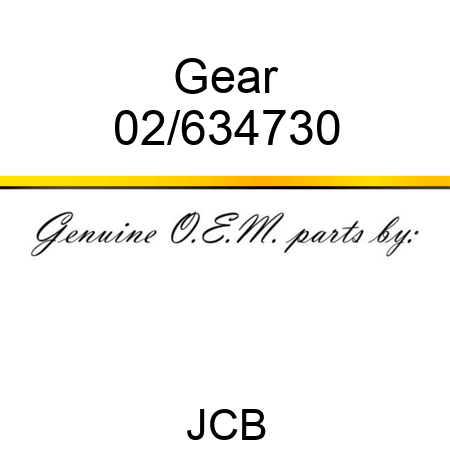 Gear 02/634730