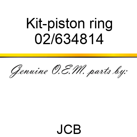 Kit-piston ring 02/634814