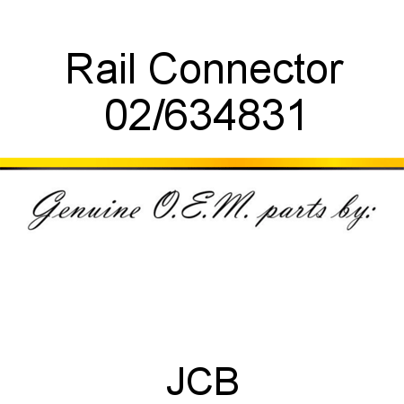 Rail, Connector 02/634831