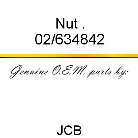 Nut, . 02/634842