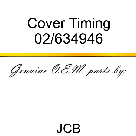 Cover Timing 02/634946