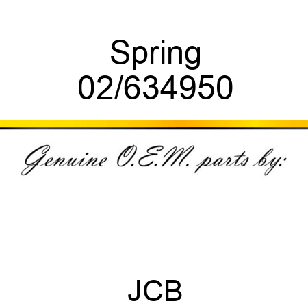 Spring 02/634950