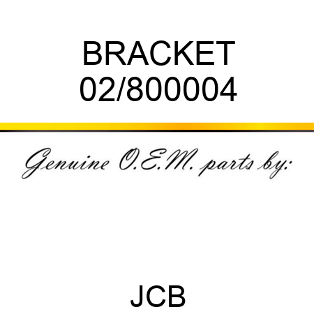 BRACKET 02/800004