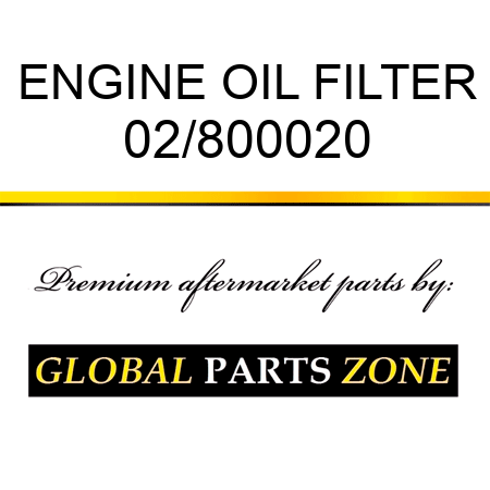 ENGINE OIL FILTER 02/800020