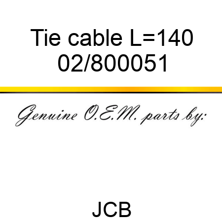 Tie cable, L=140 02/800051