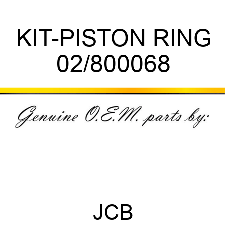 KIT-PISTON RING 02/800068