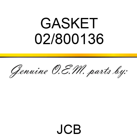 GASKET 02/800136