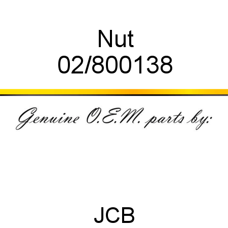 Nut 02/800138