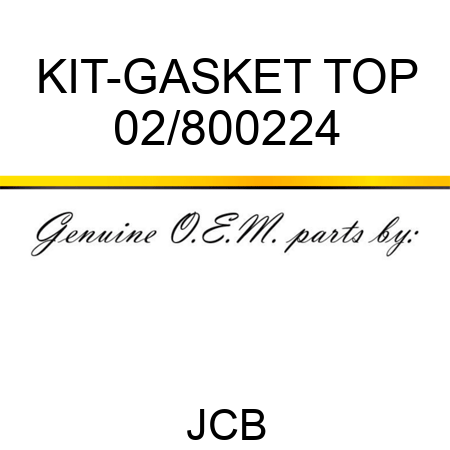 KIT-GASKET TOP 02/800224