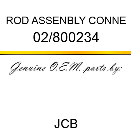 ROD ASSENBLY CONNE 02/800234