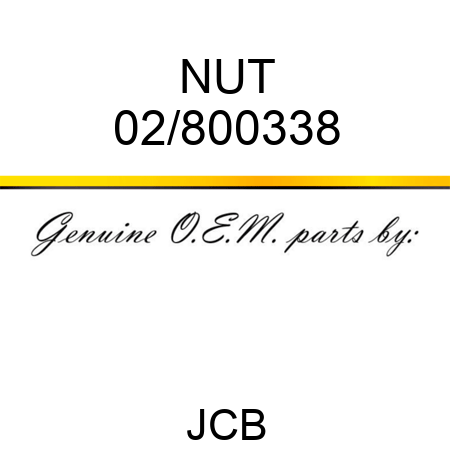 NUT 02/800338