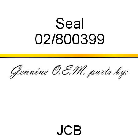 Seal 02/800399