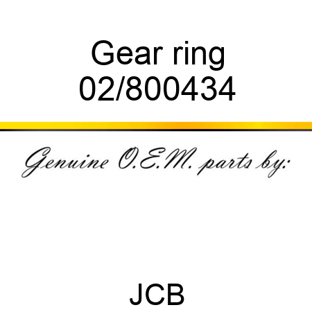 Gear ring 02/800434