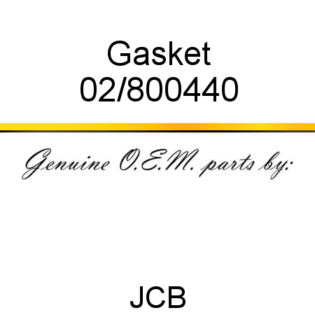 Gasket 02/800440