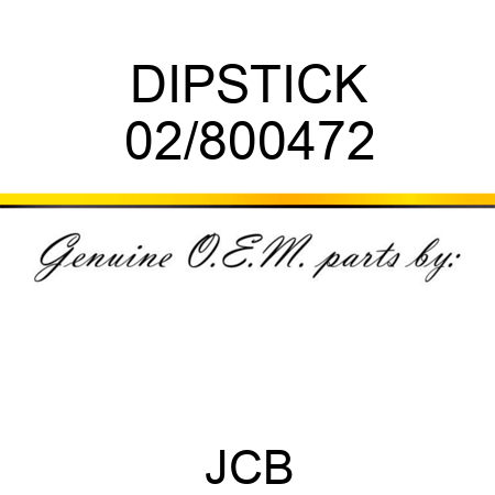 DIPSTICK 02/800472