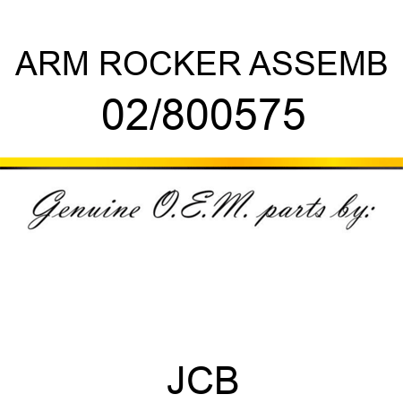 ARM ROCKER, ASSEMB 02/800575