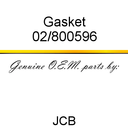 Gasket 02/800596