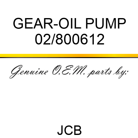 GEAR-OIL PUMP 02/800612