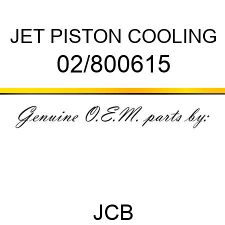 JET PISTON COOLING 02/800615