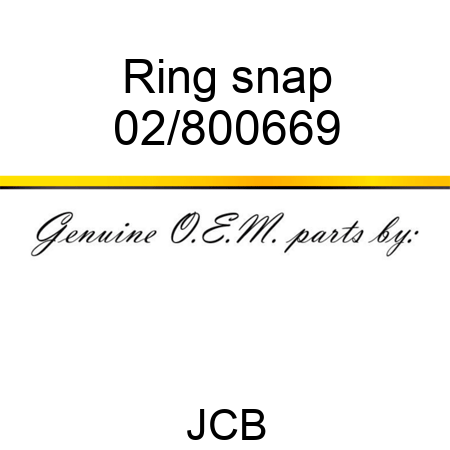 Ring snap 02/800669