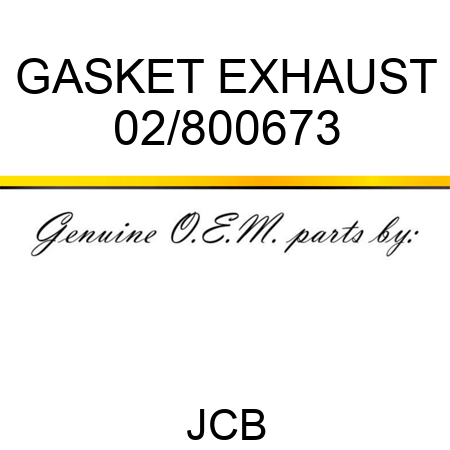 GASKET EXHAUST 02/800673