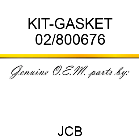 KIT-GASKET 02/800676