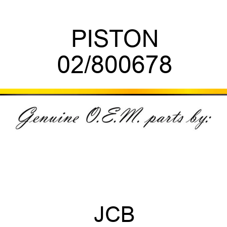 PISTON 02/800678