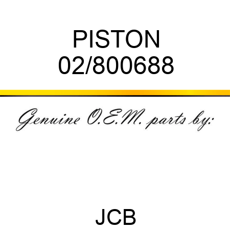 PISTON 02/800688