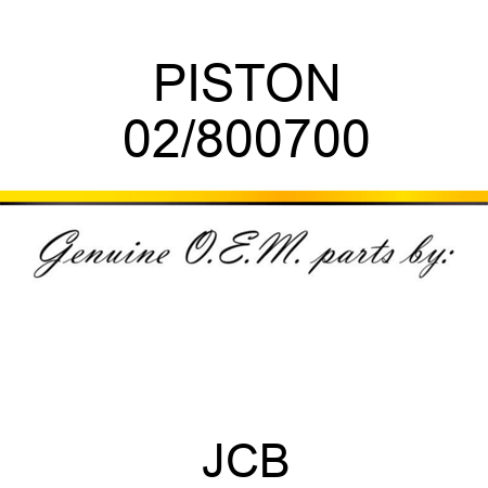 PISTON 02/800700