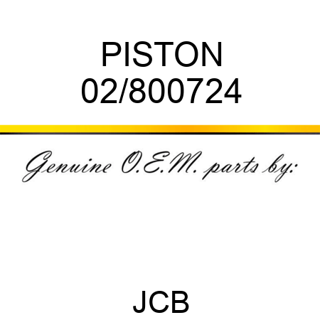 PISTON 02/800724