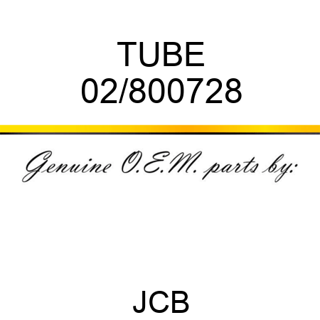 TUBE 02/800728