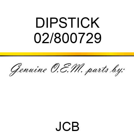 DIPSTICK 02/800729