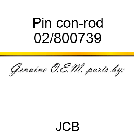 Pin con-rod 02/800739