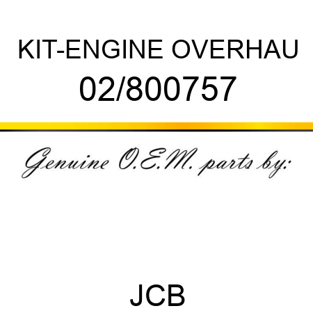 KIT-ENGINE OVERHAU 02/800757