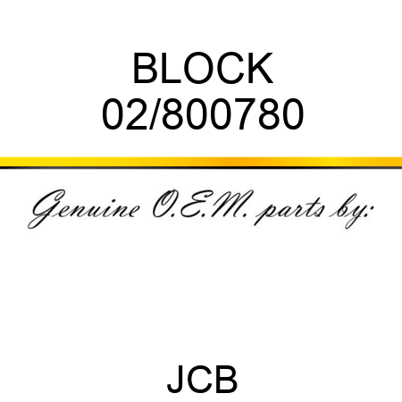 BLOCK 02/800780