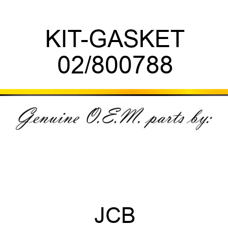 KIT-GASKET 02/800788