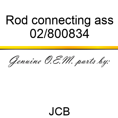 Rod connecting ass 02/800834