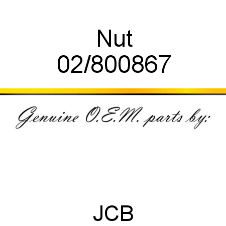 Nut 02/800867