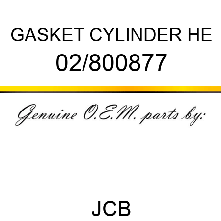 GASKET CYLINDER HE 02/800877