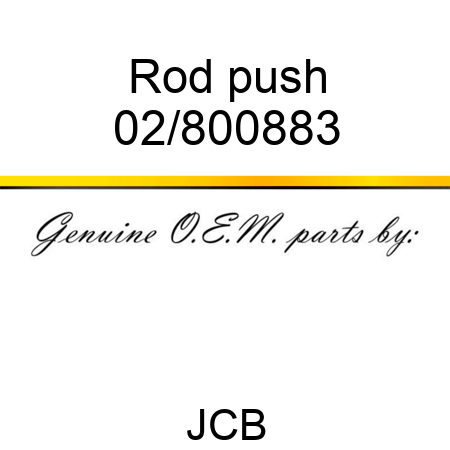 Rod push 02/800883